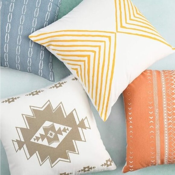 Bohemian Pillow Covers 18"x18", Set of 4 - Picture 5 of 11